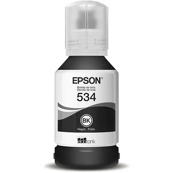 REFIL TINTA ORIGINAL T534 120ML PRETO | EPSON