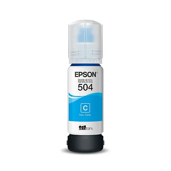 REFIL TINTA ORIGINAL T504 70ML CIANO | EPSON
