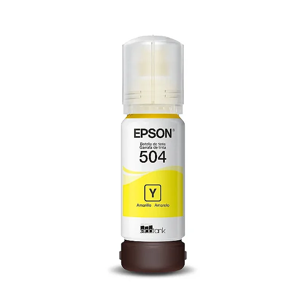 REFIL TINTA ORIGINAL T504 70ML AMARELO | EPSON