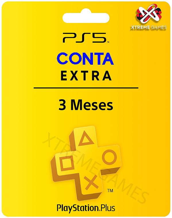 PLAYSTATION PLUS 03 MESES EXTRA PS5 | MÍDIA DIGITAL