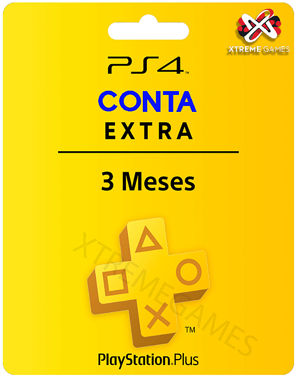 PLAYSTATION PLUS 03 MESSE EXTRA PS4 | MÍDIA DIGITAL