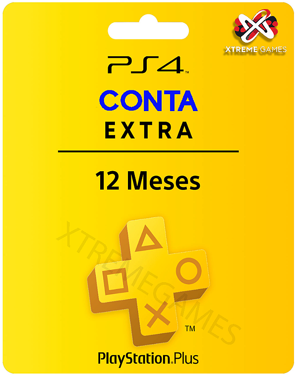 PLAYSTATION PLUS 12 MESES EXTRA PS4 | MÍDIA DIGITAL