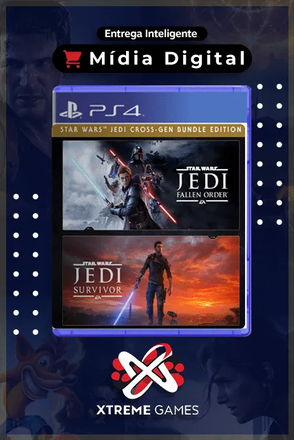 JEDI FALLEN ORDER + JEDI SURVIVOR PS4 | MÍDIA DIGITAL