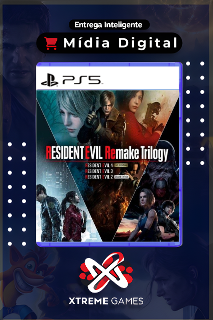 Resident Evil Remake Trilogy PS5 | MÍDIA DIGITAL