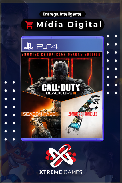 CALL OF DUTY: BLACK OPS III ZOMBIES CHRONICLES DELUXE PS4 | MÍDIA DIGITAL