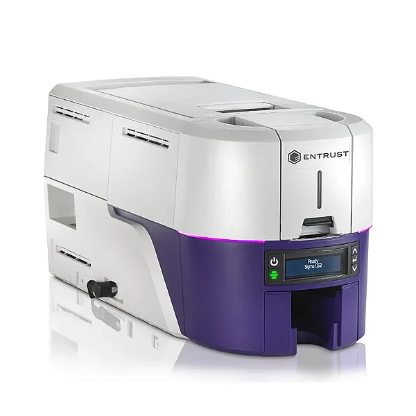 Impressora de Cartão PVC Entrust Datacard Sigma DS2 Simplex USB e Ethernet (Frente) - PN: 525301-001