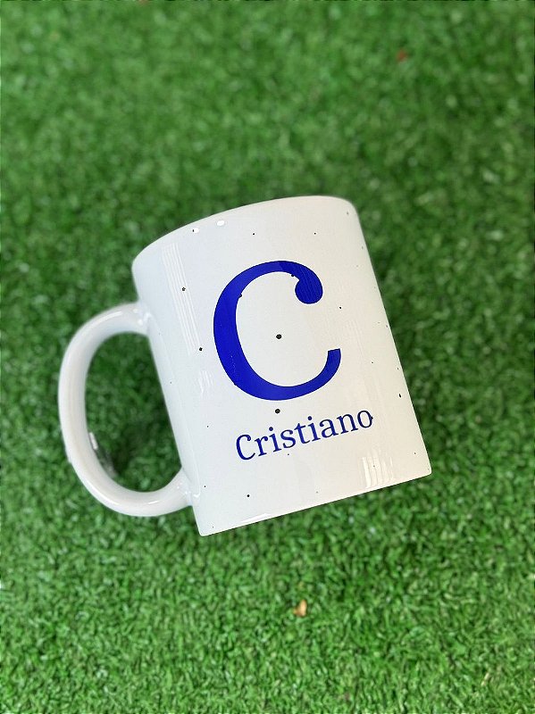 Caneca Com Inicial e Nome
