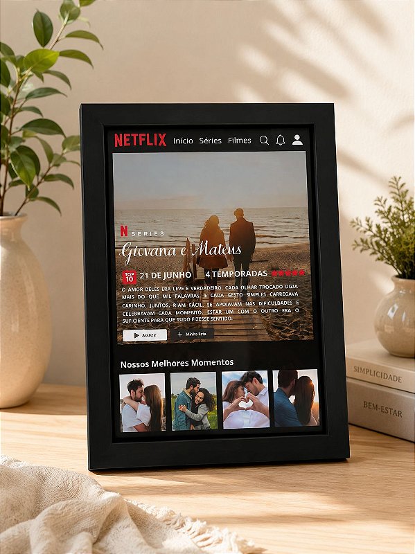 Quadro Tela Inicial Da Netflix