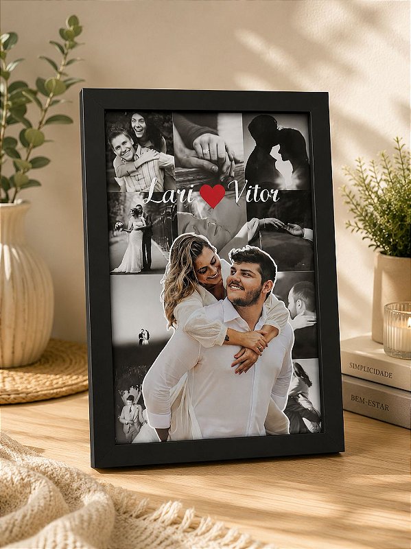 Quadro Fotos Casal