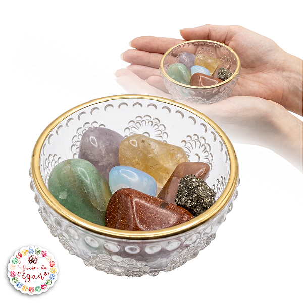 Kit 7 Pedras Da Prosperidade - Original Fuxico Da Cigana