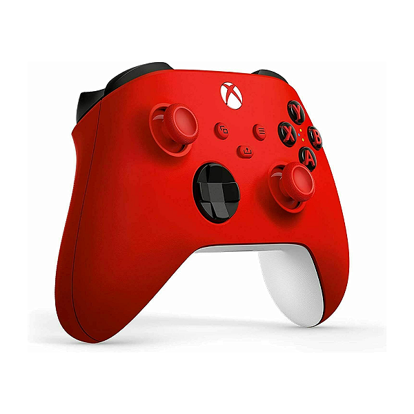 Controle Xbox-Series S, X, One, Pulse Red, Vermelho, Original Microsoft (Novo, Lacrado)