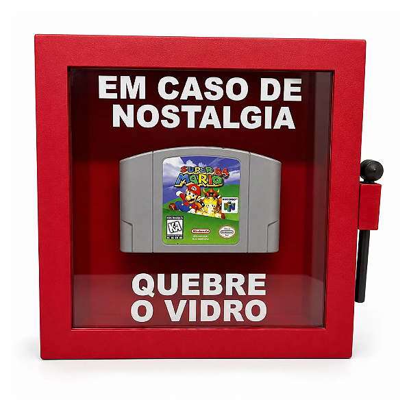 Quadro Decorativo - Em Caso De Nostalgia - Super Mario 64