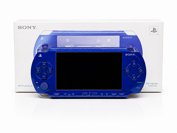 Sony PSP-1000 Metallic Blue – PlayStation Portable Azul Metálico (COLECIONADOR)