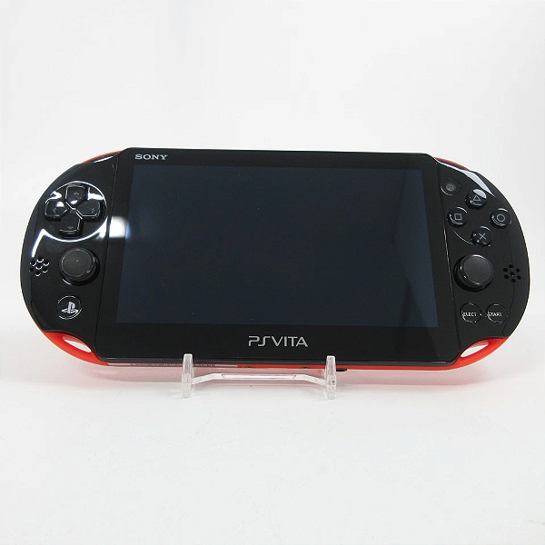 Sony PS Vita PCH-2000 Slim Preto/Vermelho — Original + 64GB + Jogos