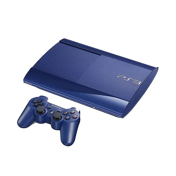 PlayStation 3 Super Slim Azul 500GB – Seminovo + Vários Jogos