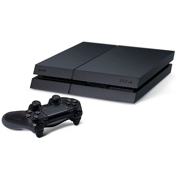 Sony PlayStation 4 FAT 500GB – Black (Semi-Novo) + 2 Controles +