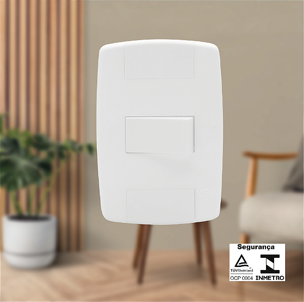 Interruptor Ilumi 10A parede branco