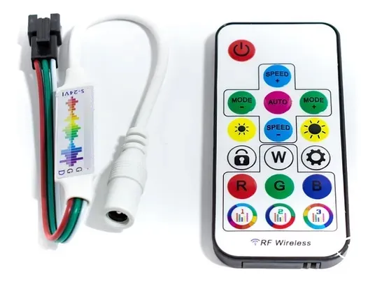 Controle Controladora Fita Led Rgb Digital