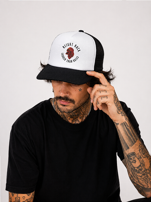 BONE REIGHT SKULL TRUCKER PRETO