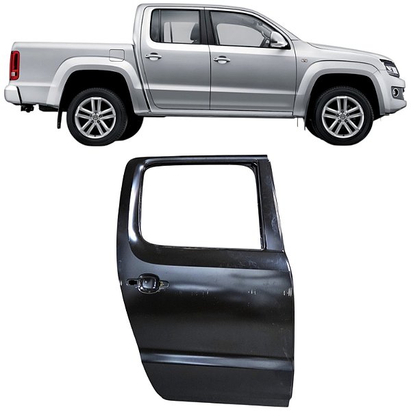 PORTA TRASEIRA DIREITA VOLKSWAGEN AMAROK 2010 2011 2012 2013 2014 2015 2016 2017 2018 2019 2020 2021 2022 2023 2024