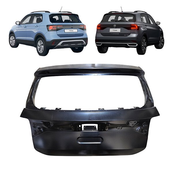TAMPA TRASEIRA T-CROSS 2020 2021 2022 2023 2024 2025 2026 2027 ORIGINAL VOLKSWAGEN