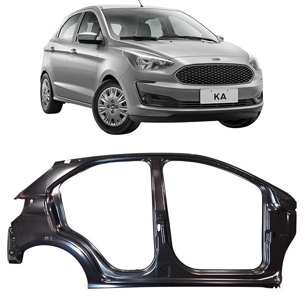 PAINEL EXTERNO LATERAL DIREITA  KA HATCH 2014 2013 2014 2015 ATÉ 2023 ORIGINAL FORD