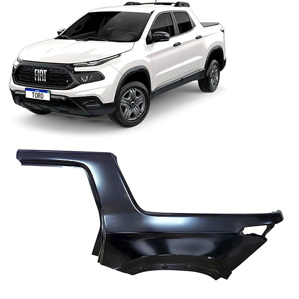 RETALHO LATERAL CAÇAMBA ESQUERDO FIAT TORO 2016 2017 2018 2019 2020 2021 2022 2023 2024 2025 2025 2026 2027 52168654