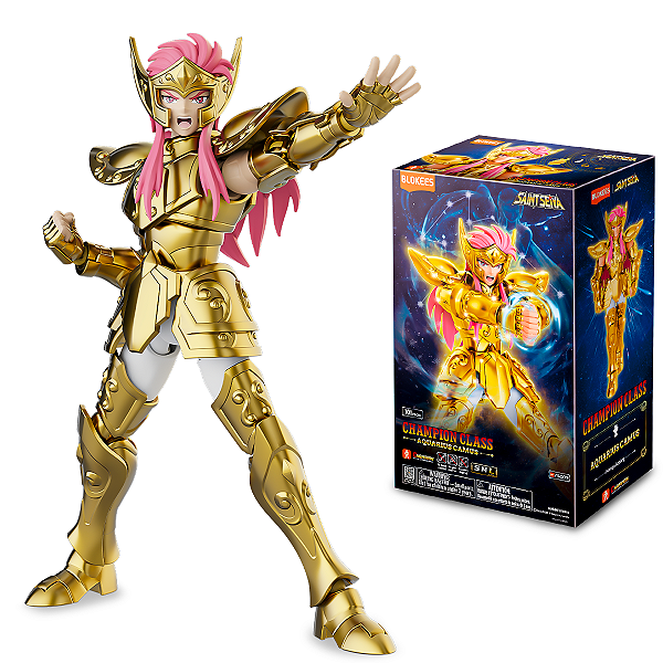 Figura de Ação Saint Seiya Aquarius Camus - Champion Class - Blokees