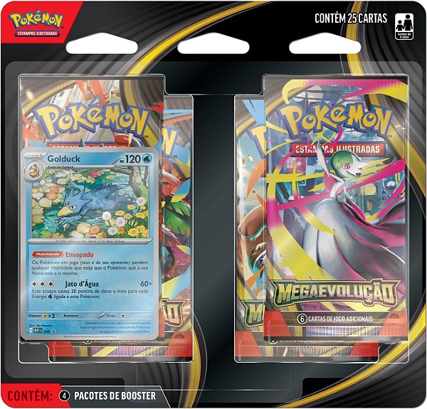 Blister Quádruplo Pokémon TCG - Megaevolução