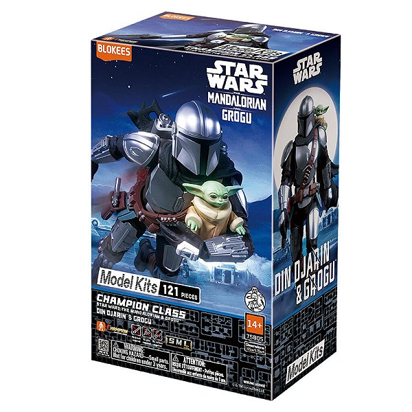 Figura de Ação Star Wars The: Mandalorian Din Djarin e Grogu