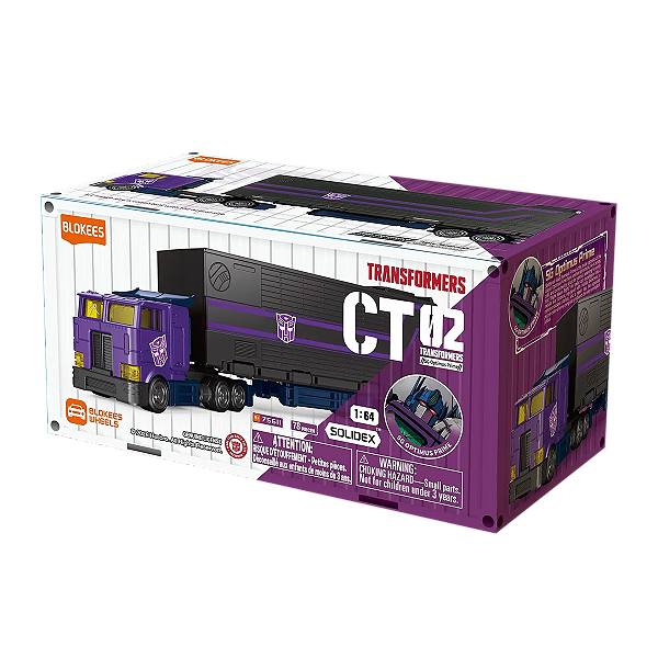 Figura de Ação Wheels Transformers CT02 Shattered Glass Optimus Prime Model Kits - Pieces - Blokees