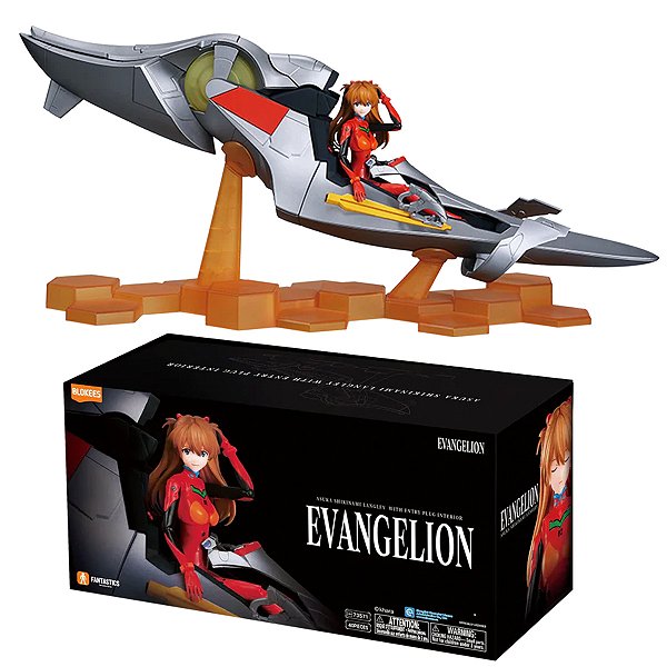 Figura de Ação - Evangelion Fantastics Series Asuka Shikinami Langley (Entry Plug Interior) - Blokees