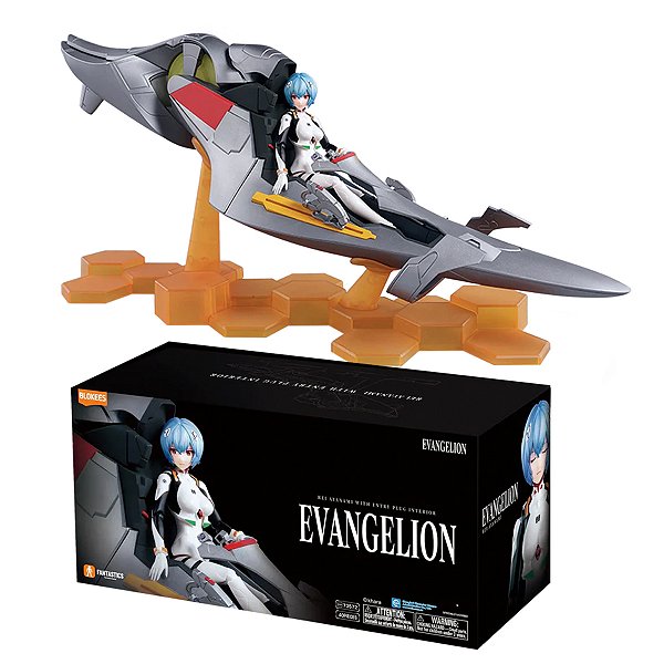Figura de Ação - Evangelion Fantastics Series Ayanami Rei (Entry Plug Interior) - Blokees