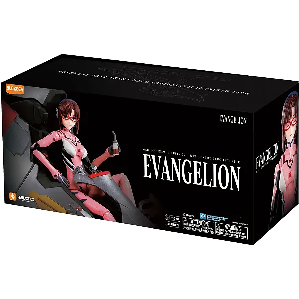 Figura de Ação - Evangelion Fantastics Series Mari Makinami Illustrious (Entry Plug Interior) - Blokees