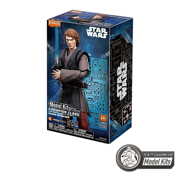 Figura de Ação - Star Wars Champion Class 08 Anakin Skywalker - Blokees