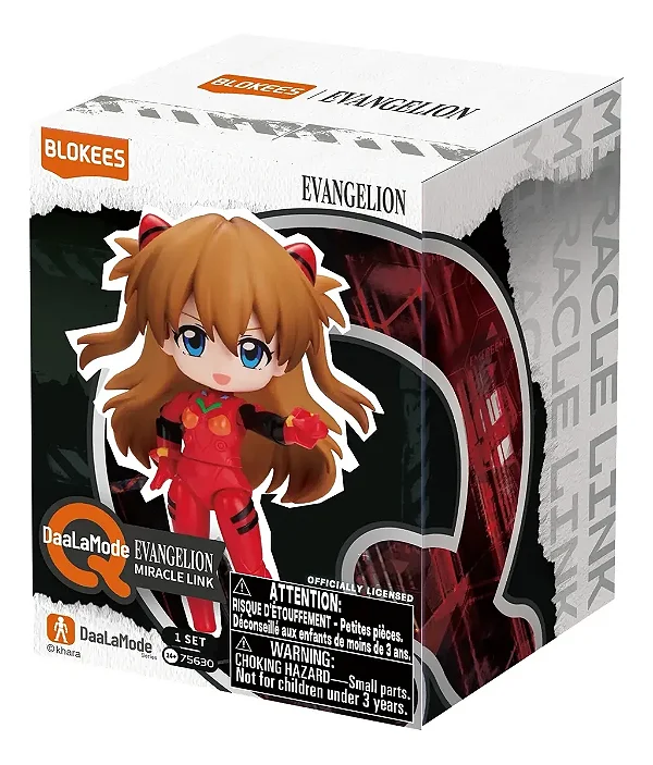 Figura de Ação - Evangelion Fantastics Series 01 Miracle Link - Blokees