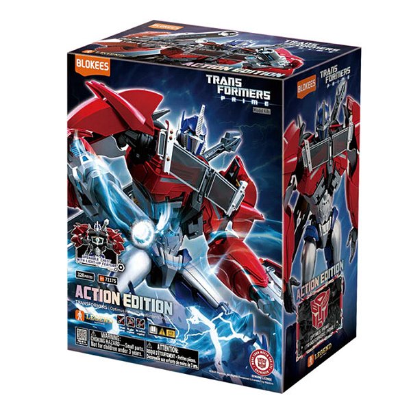 Figura de Ação - Transformers Action Edition - Optimus Prime - Blokees
