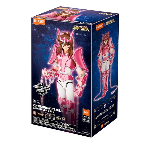 Figura de Ação Saint Seiya Shun Andrômeda - Champion Class - Blokees