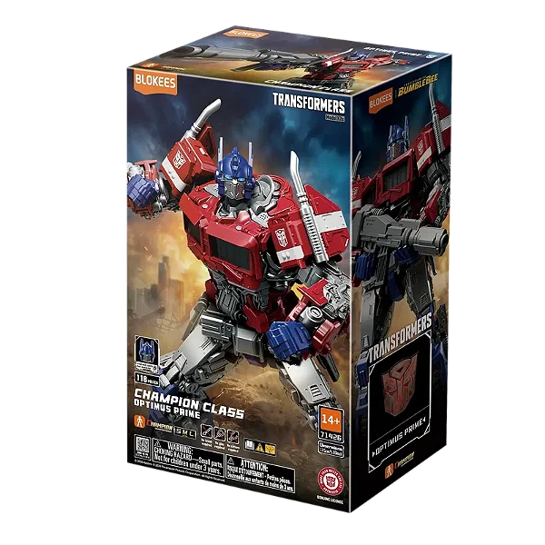 Figura de Ação Transformers Classic Class 26 Optimus Prime - Blokees