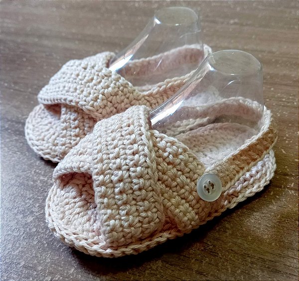 Sandália Artesanal Para Bebê