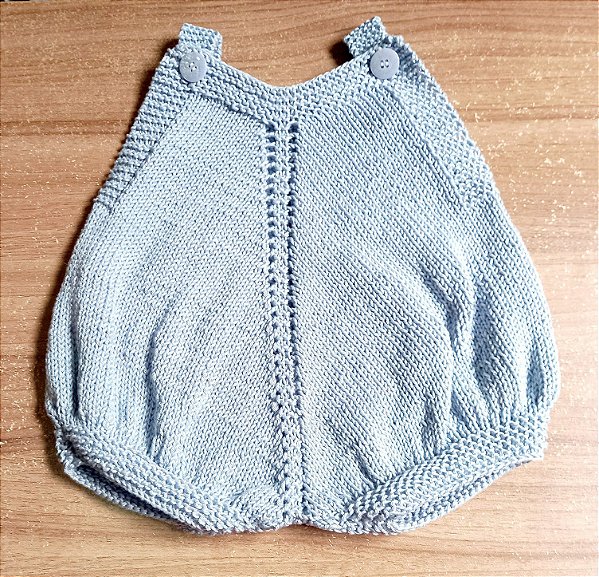 Body Jardineira Para Momentos Encantadores - Azul