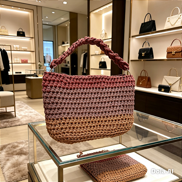 BOLSA SERENA - Bolsa com alça trançada