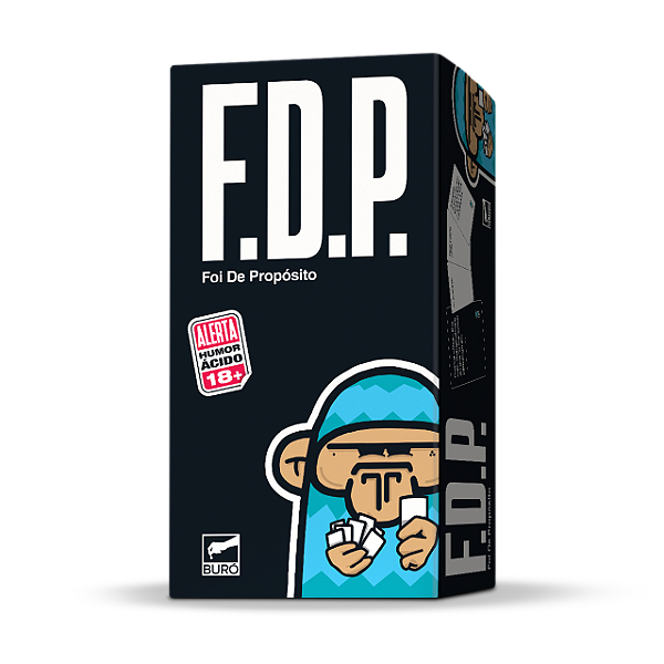 Jogo de Cartas FDP Foi de Propósito - Buró