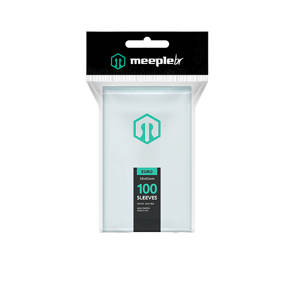 Sleeves MeepleBR Premium -  EURO (59x92mm)