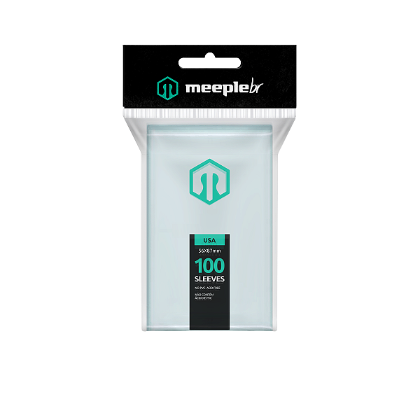 Sleeves MeepleBR Premium - USA (56x87mm)