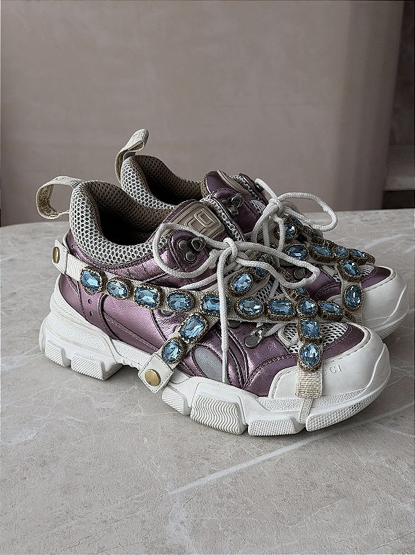 Tênis Gucci FLASHTREK CHUNKY SNEAKERS - tamanho 36
