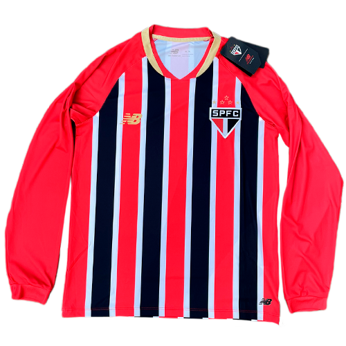 CAMISA SAO PAULO AWAY 2025-26 - MANGA LONGA (NOVA) TAM:M