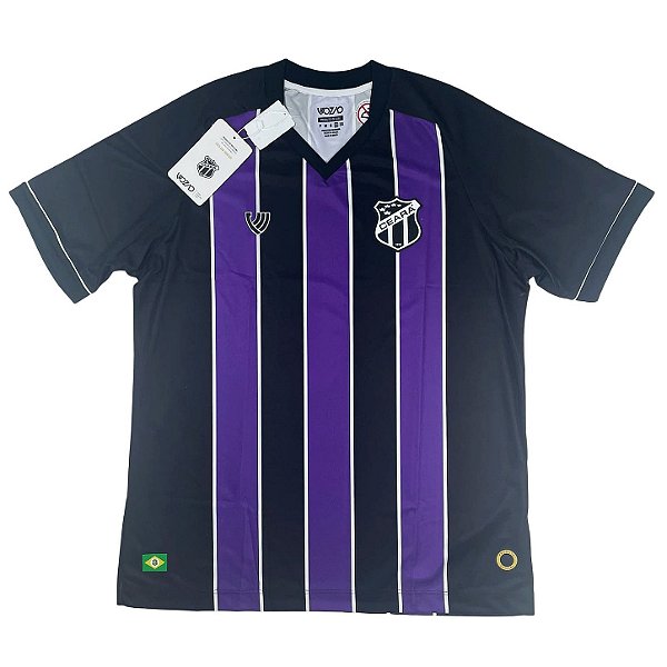 CEARÁ QUARTA CAMISA 2022 PRETO ROXO #N°10 TAM: GG