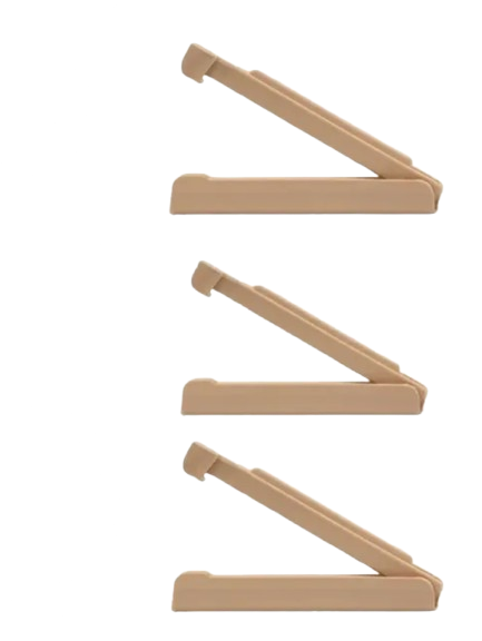 Kit Clamp Para Bolsa de Ostomia Bege 3 unidades - Skinupper