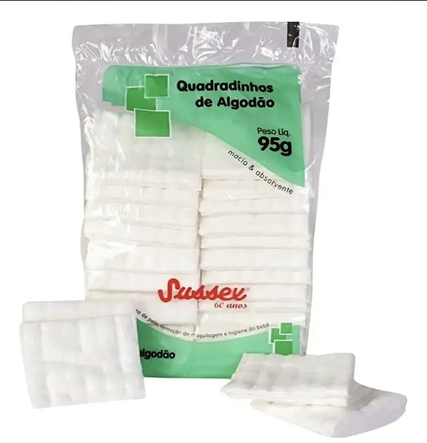 Algodão Quadradinho 95g - Sussex